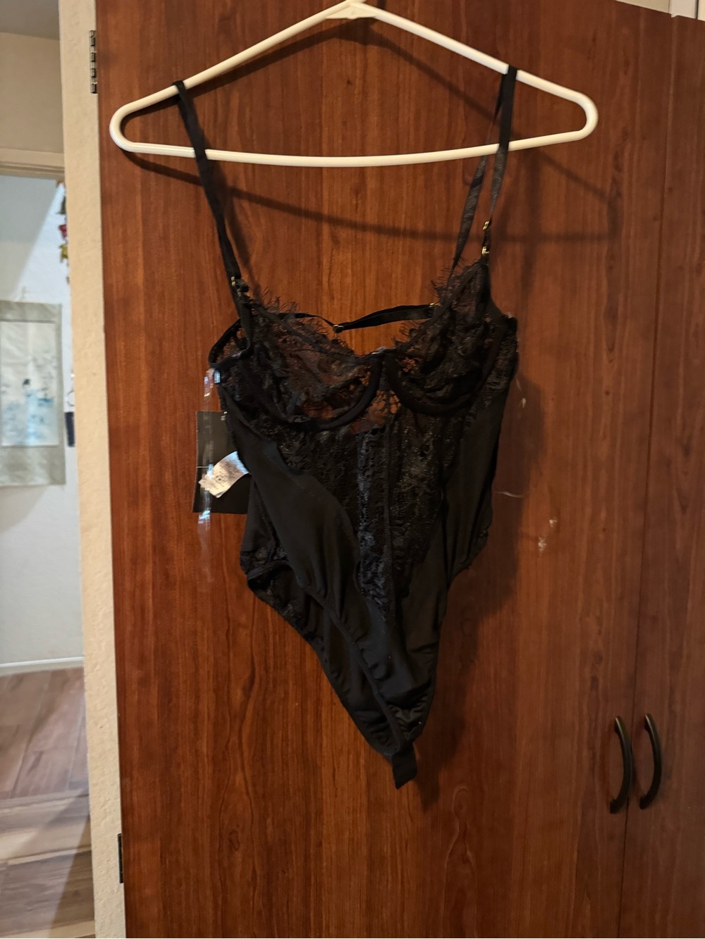 Black Lace Bodysuit - Women Intimates & Sleepwear